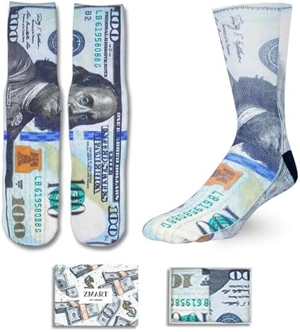100 Dollar Gifts Socks