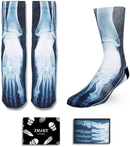 Spooky Skeleton Socks